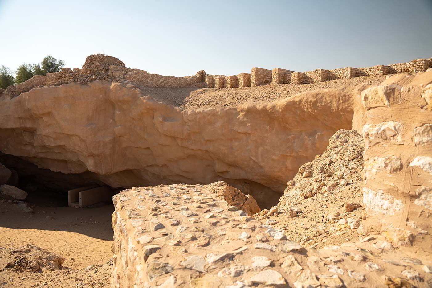 Rovine della città perduta di Ubar nel deserto
