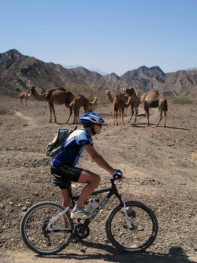 Biking in Oman